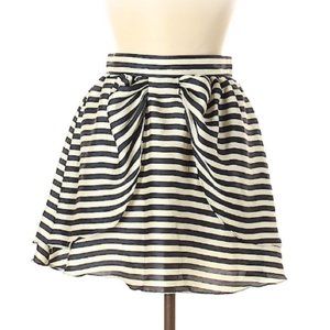 🛑TEMPORARY HOLD🛑 NWOT H&M Striped Bow Layered Satin Skater Skirt